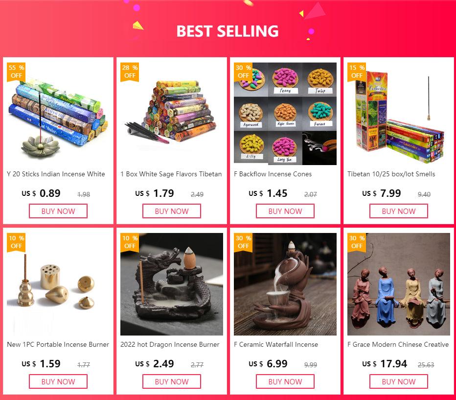 Y 48pcs/box Natural Coil Incense Aromatherapy Fragrance Indoors Indian Buddhist Sandalwood Incense Without Censer Home Fragrance - petguardiansupplies