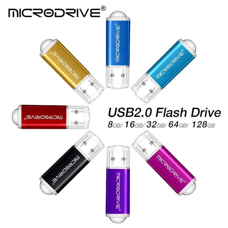 USB Flash Drive 128GB 64GB 32GB 16GB 8GB USB 2.0 Pen Drive Flash Memory Card U Stick High Speed Memoria Usb Pendrive - petguardiansupplies