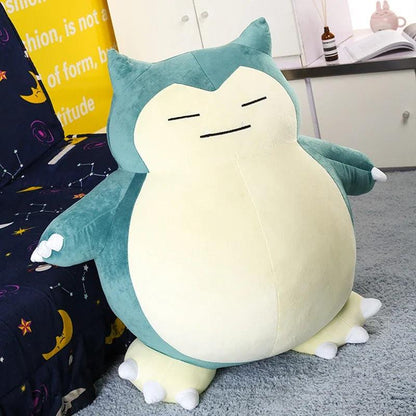 30/50cm Pokemon Snorlax Plush Toys Cartoon Japan Anime Monster Elf Plush Doll Soft Stuffed Animal Doll Birthday Gift For Girls - petguardiansupplies