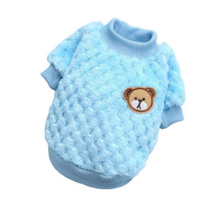 Winter Warm Pet Clothes for Small Dogs Puppy Cat Pullover Soft Fleece Chihuahua Vest French Bulldog Costume Yorkie Pug Jacket - petguardiansupplies