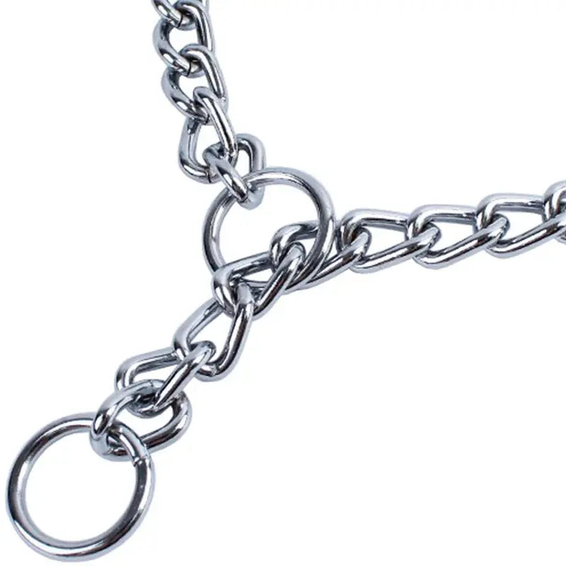 4 Size Stainless Steel Slip Chain Collar For Dog Adjustable Pet Accessories Dog Collar For Small Medium Large Dog Pitpull Collar - petguardiansupplies