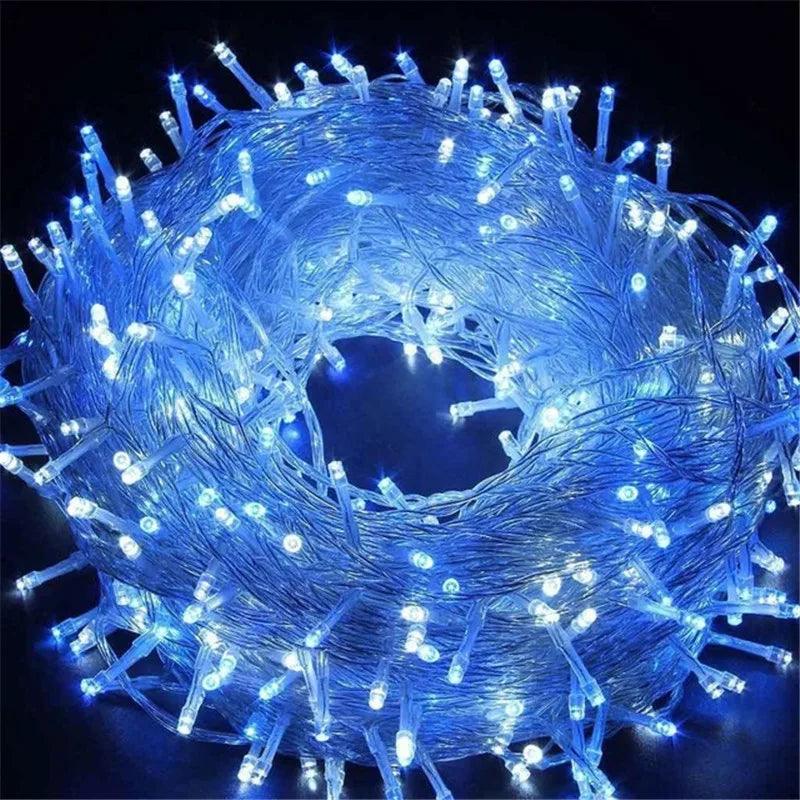 Novelty 600 Leds 100M Flasher String Lighting For Outdoor/ Indoor Wedding Party Christmas Tree Twinkle Fairy Decoration Lights - petguardiansupplies