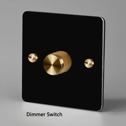 Wall 86 Type Dimmer Switch 500W Dimming Panel Knob Switch For Living Room Dedicated Dimmer - petguardiansupplies