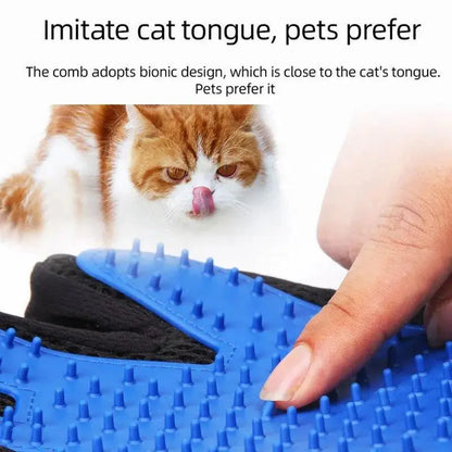 Silicone Pet Gloves Cat Dog Hair Removal Cat Supplies Comb Hair Removal Brush Rubber Sticky Hair Gloves - petguardiansupplies