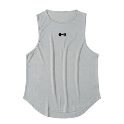 Summer Men's Gym Tank Top Fitness Training Clothing Quick-drying Loose Bodybuilding Sleeveless Shirt Men Fashion Basketball Vest - petguardiansupplies