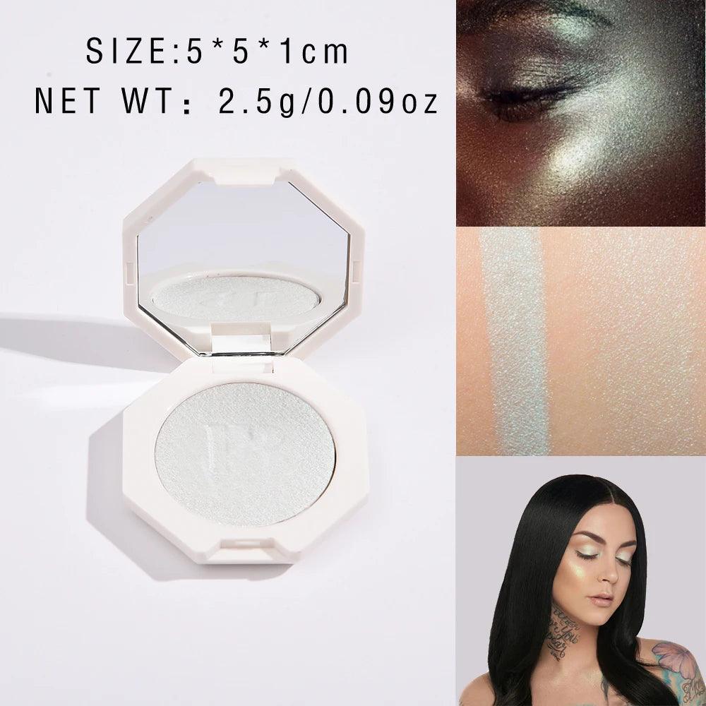 High Glitter Killawatt Freestyle Highlighter Diamond bomb fenty Makeup Palette Face Highlight Platinum Shimmer 0.09oz/2.5g - petguardiansupplies