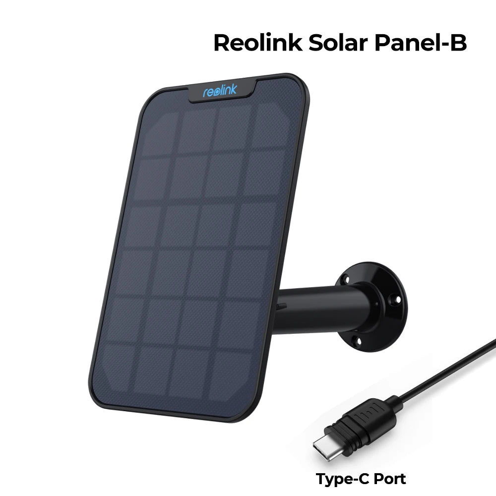 Reolink Solar Panel with 4m cable for Reolink rechargeable battery cameras Solar Panel for Argus 3 Pro/Argus PT/Trackmix/Duo 2 - petguardiansupplies