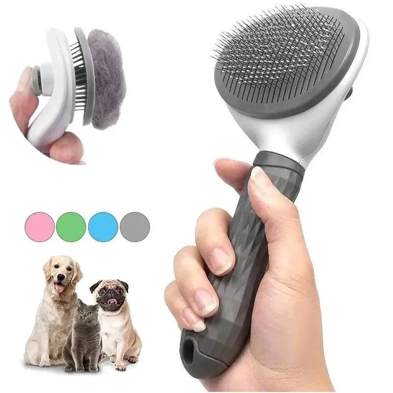 Pet Dog Brush Cat Comb Self Cleaning Pet Hair Remover Brush For Dogs Cats Grooming Tools Pets Dematting Comb Dogs Accessories - petguardiansupplies