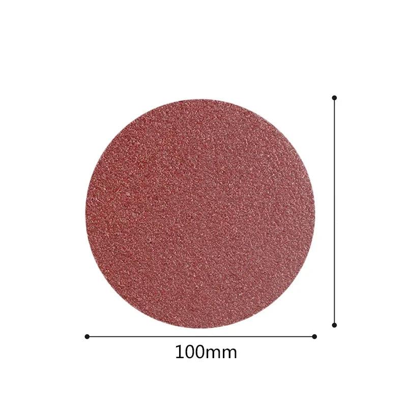 15/10PCS 4 inch 100mm Sandpaper Sanding Discs Hook and Loop Adhesive Flocked Adhesive Sandpaper for Random Orbital Sander - petguardiansupplies