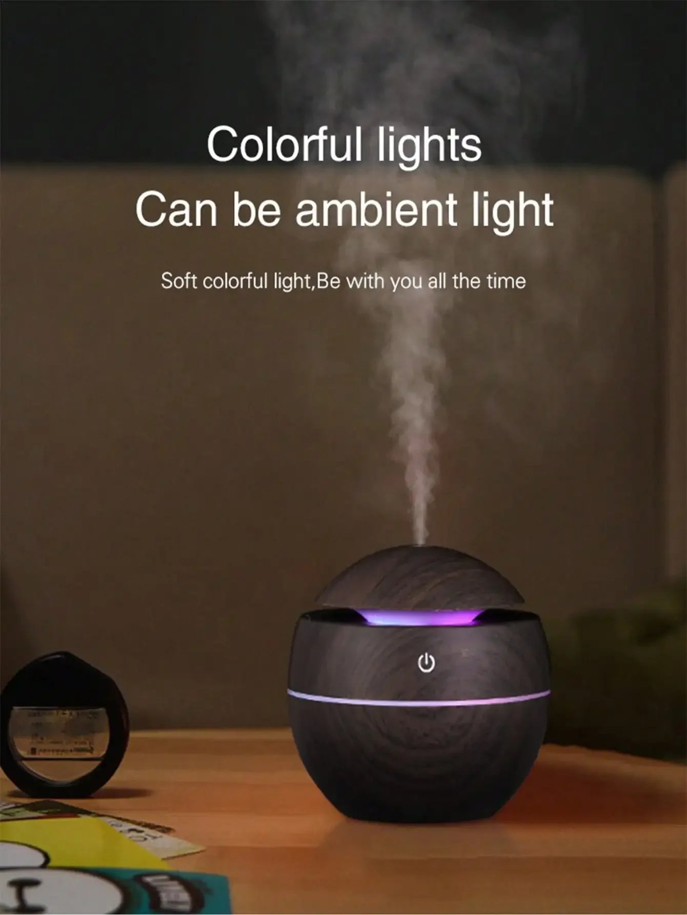 Air Humidifier USB Aroma Diffuser with LED Lights 130ML - petguardiansupplies