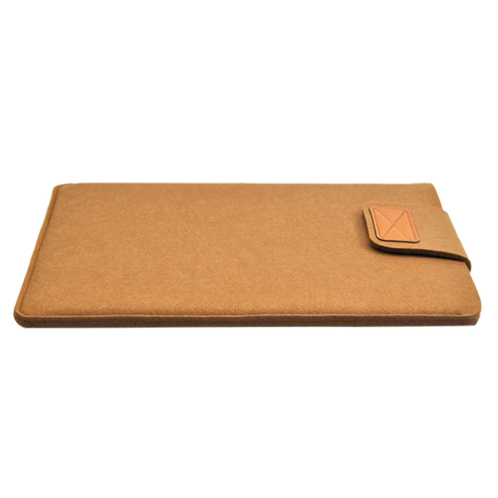 Felt Sleeve Slim Tablet Case Cover Bag for MacBooks Air Pro 11 13 15 Inch Solid Color Tablet Storage Bag - petguardiansupplies