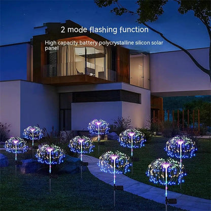 Solar LED Firework Lights Outdoor Garden Lights - petguardiansupplies