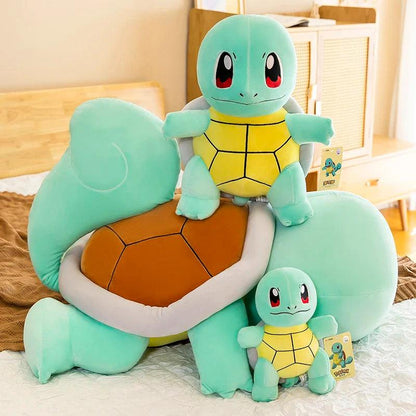 Squirtle Plush Doll Big Size Pokemon Plush Toys Kawaii Stuffed Toys Cute Turtle Pillow Christmas Gift Toys for Boys Girls - petguardiansupplies