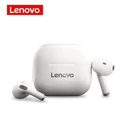 Lenovo LP40 Earphones TWS Wireless Bluetooth 5.0 Earbuds Bass Touch Control Stereo Noise Reduction Long Standby Original Choice - petguardiansupplies