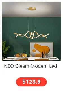 NEO Gleam Modern Led Ceiling Lihgts For Living Room Study room Bedroom Smart Home Alexa Ceiling Lamp fixtures Gold/Black Finish - petguardiansupplies