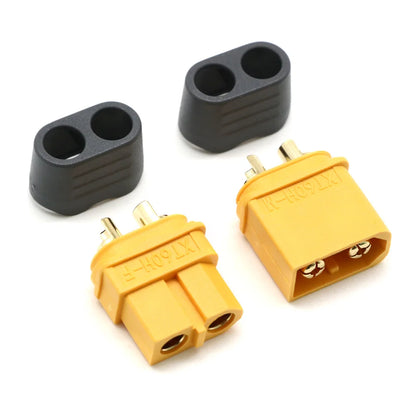 10 x Amass XT60+ XT60H Plug Connector With Sheath Housing 5 Male 5 Female (5 Pair ) For Rc Lipo Battery Rc Drone Car Boat - petguardiansupplies