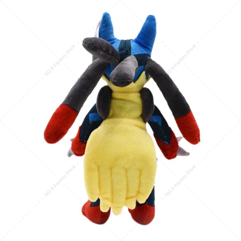 16-31cm Pokemon Standing Lucario Shiny Plush Doll Cute Mega Riolu Animal Stuffed Quality Peluche Toy Children Halloween Gifts - petguardiansupplies