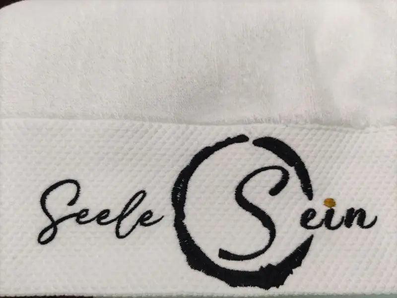 AHSNME White Cotton Personalise Bath Towels Hotel SPA Club Sauna Beauty Salon Custom Embroidery Logo Restaurant Hand Towel - petguardiansupplies