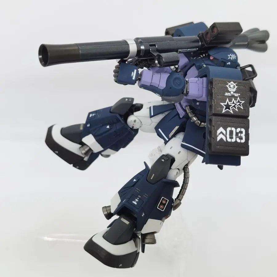 Gaogao Model Hg 1/144 Assembly Model Ms-06R-1A Zaku High Mobility Type Sniper Rifle Axe Cannon Ver Collectible Robot Kits Models - petguardiansupplies