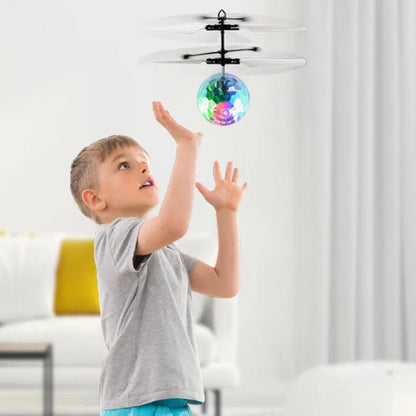 Led Light Suspension Crystal Ball Infrared Induction RC Gesture Control Colorful Glowing Toys Unique Gift for Kids JM888 - petguardiansupplies