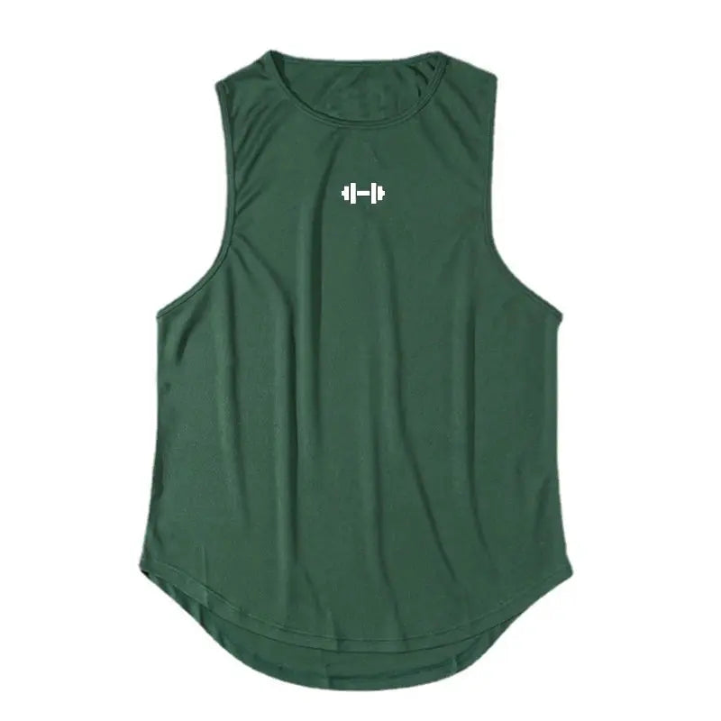 Summer Men's Gym Tank Top Fitness Training Clothing Quick-drying Loose Bodybuilding Sleeveless Shirt Men Fashion Basketball Vest - petguardiansupplies