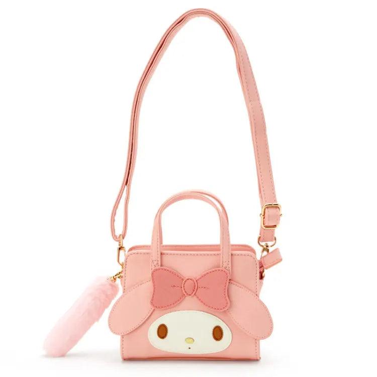 Sanrio PomPomPurin Shoulder Hello Kitty Bag PU Crossbody Bag Fashion Satchel Simple Handbag Tote Birthday Gift Outdoor Pouch - petguardiansupplies