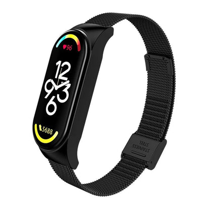 Metal Strap bracelet for Xiaomi mi band 7 6 5 3 4 strap Stainless Steel MiBand 4 Smart Wrist Strap for xiao mi miband 4 3 straps - petguardiansupplies