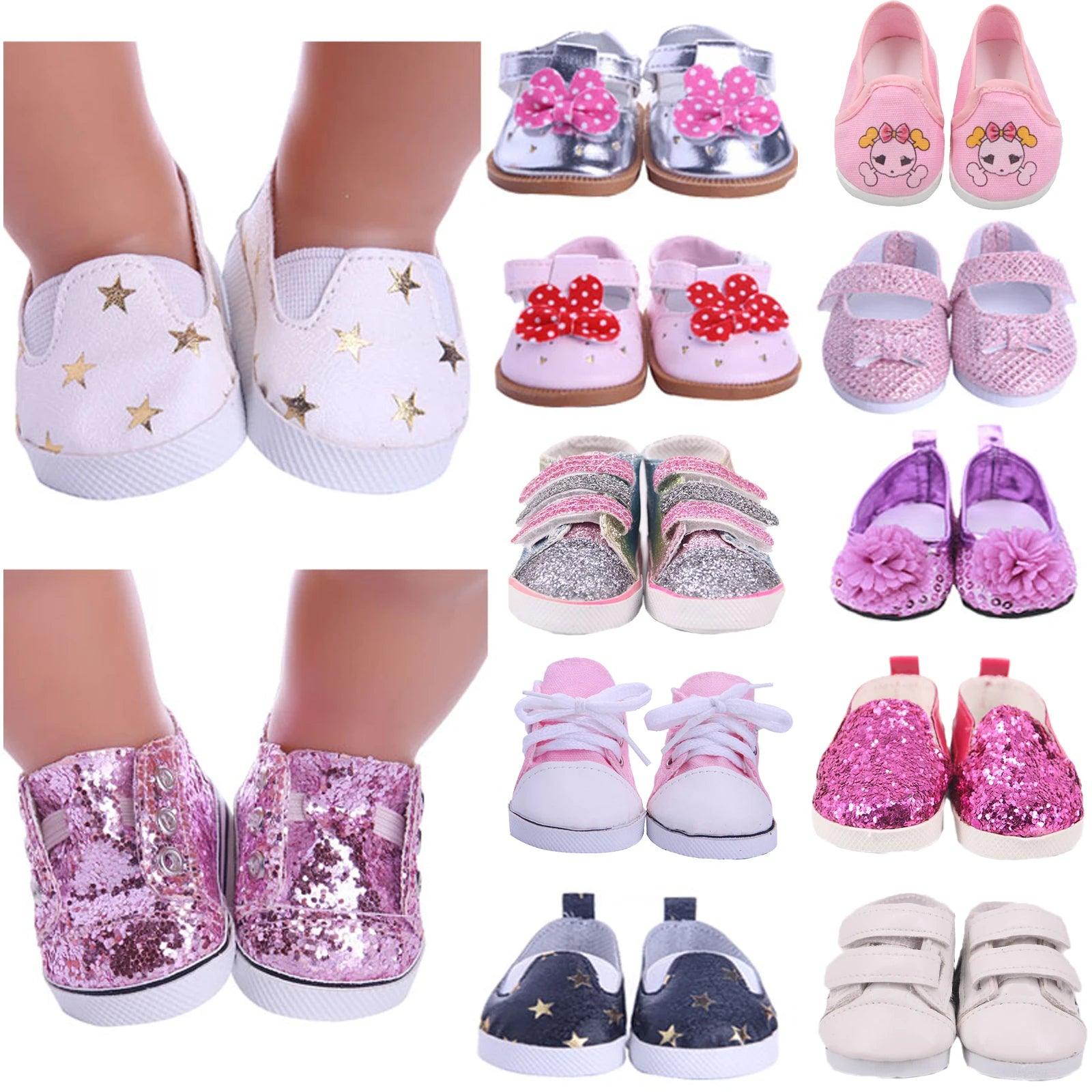 Doll Shoes Clothes Handmade Boots 7Cm Shoes For 18 Inch American&43Cm Baby New Born Doll Accessories For Generation Girl`Toy DIY - petguardiansupplies