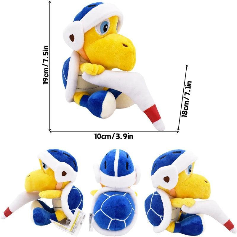 Kawaii Mario Bros Koopa Rolla Troopa Turtle Soft Plush Toys Armad Dry Bones Kamek King Bob-omb Shy Guy Peluche Dolls Gifts Kids - petguardiansupplies