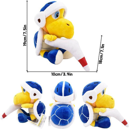 Kawaii Mario Bros Koopa Rolla Troopa Turtle Soft Plush Toys Armad Dry Bones Kamek King Bob-omb Shy Guy Peluche Dolls Gifts Kids - petguardiansupplies