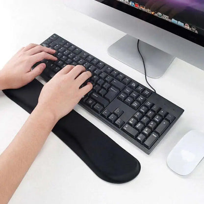 Keyboard Wrist Rest Pad Mouse Pad Memory Foam Superfine Fibre For  Computer Gaming Keyboard Raised Platform Hands - petguardiansupplies