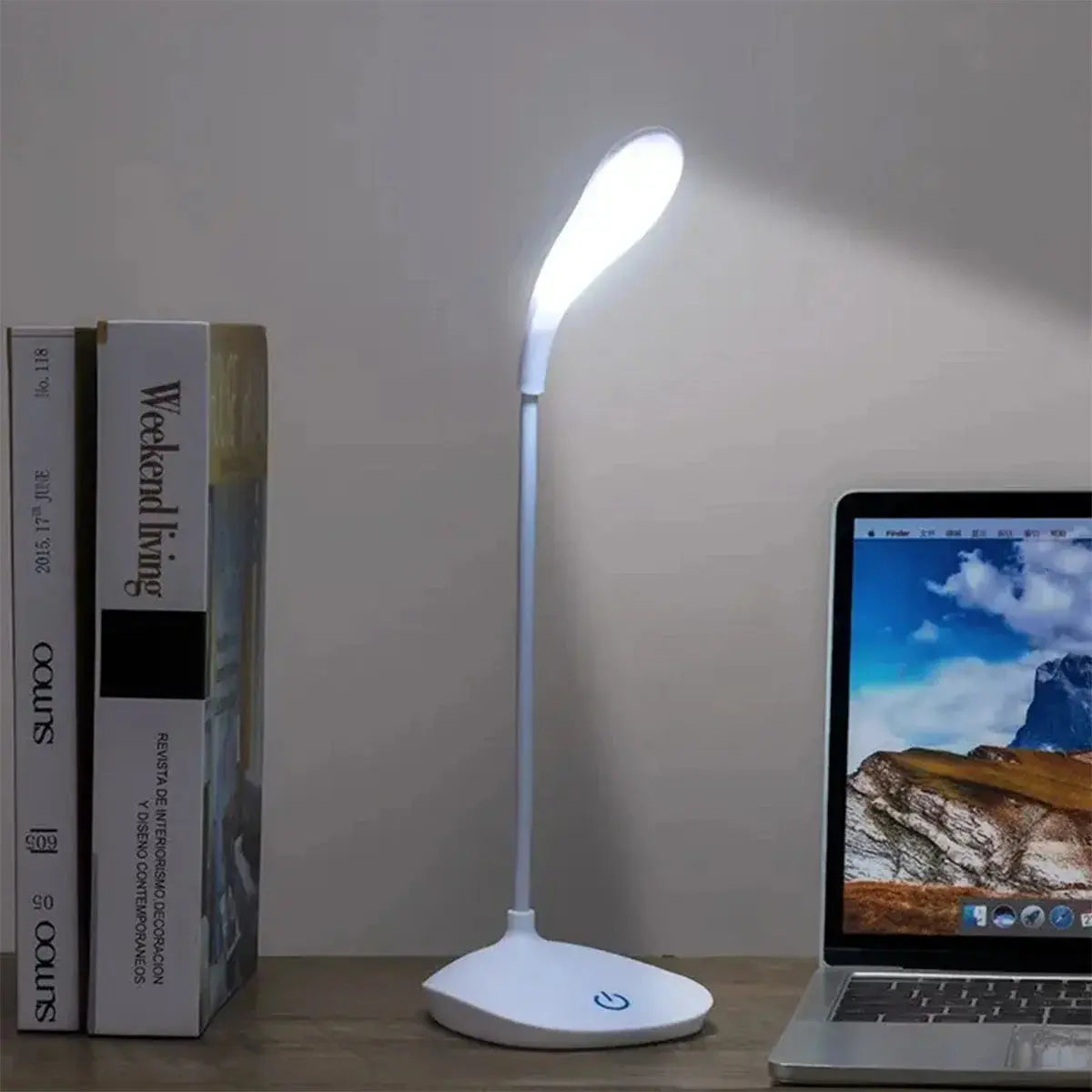 LED Reading Desk Lamp Portable Desk Lamp USB Charging Table Light Touch Dimming Learn Eye Protection Light Room Office Lighting - petguardiansupplies