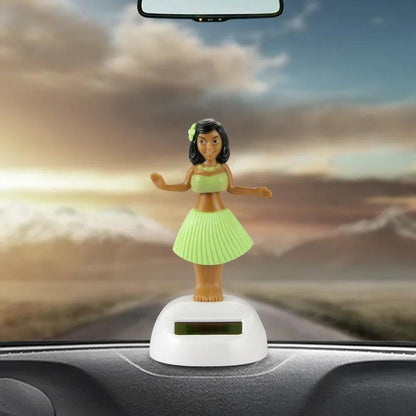 Car Ornament Automobiles Decoration Dancing Hula Girl Swinging Bobble Toy Gifts Auto Interior Home Decor Solar Girls Accessories - petguardiansupplies