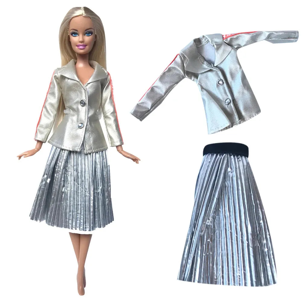 NK 1 Pcs Fashion Doll Dress For 11.5 Inch Doll Clothes 1/6 Dolls Accessories Outfit Casual Shirt Party DIY Dollhouse Toys JJ - petguardiansupplies