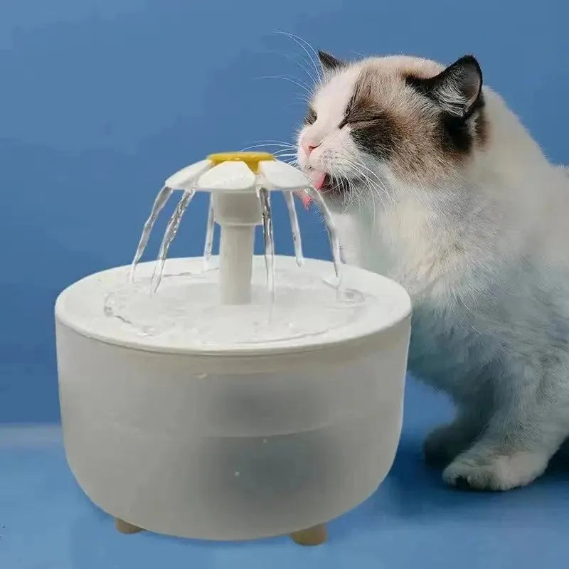 Pets Water Fountain Auto Filter USB Electric Mute Cat Drinker Bowl 1200mL Recirculate Filtring Drinker for Cats Water Dispenser - petguardiansupplies