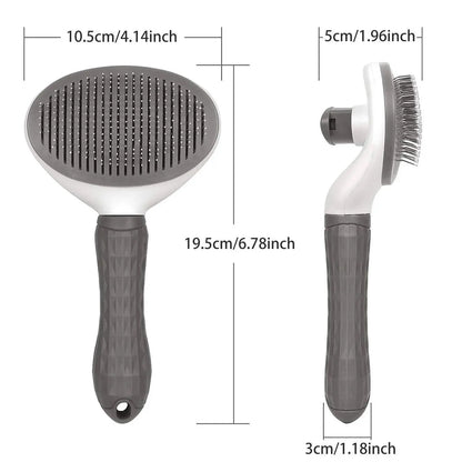 Pet Dog Brush Cat Comb Self Cleaning Pet Hair Remover Brush For Dogs Cats Grooming Tools Pets Dematting Comb Dogs Accessories - petguardiansupplies