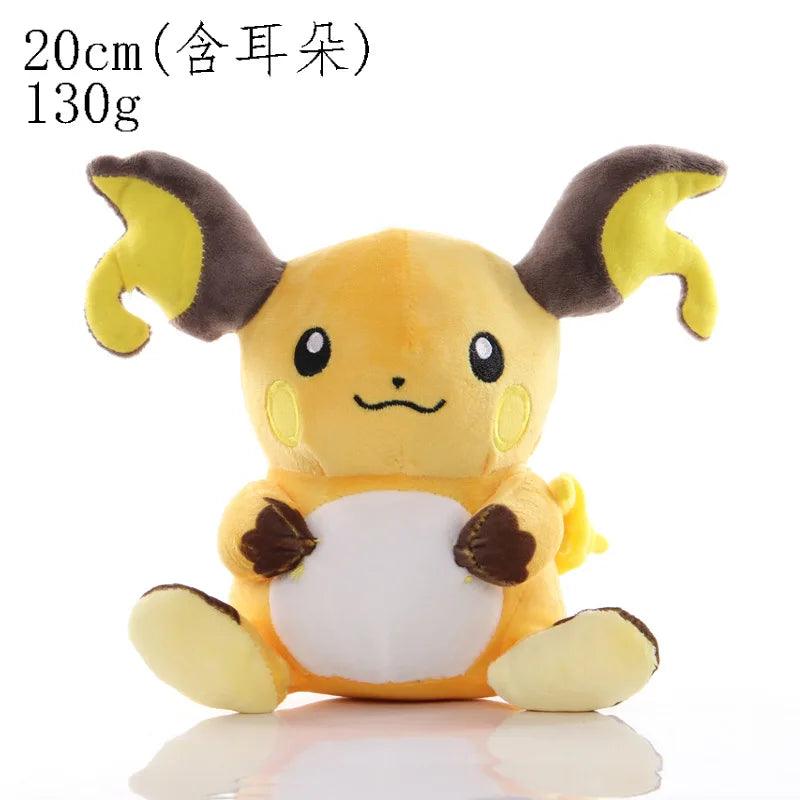 20cm Pokemon Stuffed Plush Toys Kawaii Pikachu Raichu Jenny Turtle Anime Doll Kids Birthday Christmas Gift - petguardiansupplies