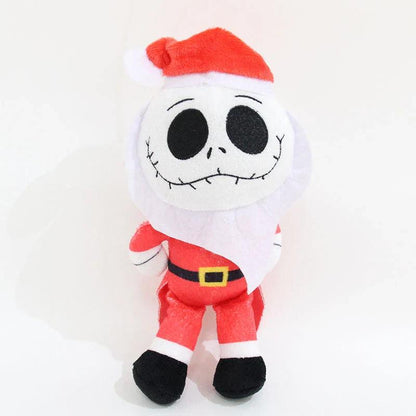 25cm Cartoon Anime Halloween The Nightmare Before Christmas Horror Pumpkin Skeleton Composite Plush Doll Toy Children Kids Gift - petguardiansupplies