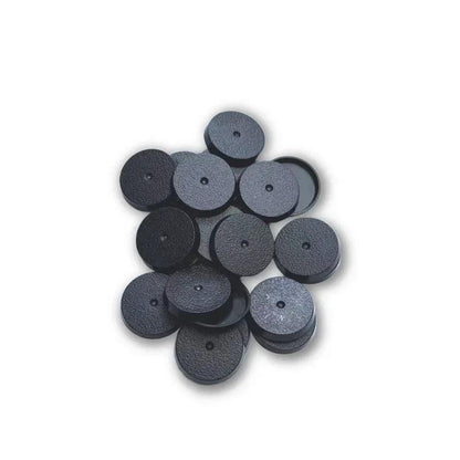 25mm Round Plastic Bases for Gaming Miniatures and Table Games - petguardiansupplies