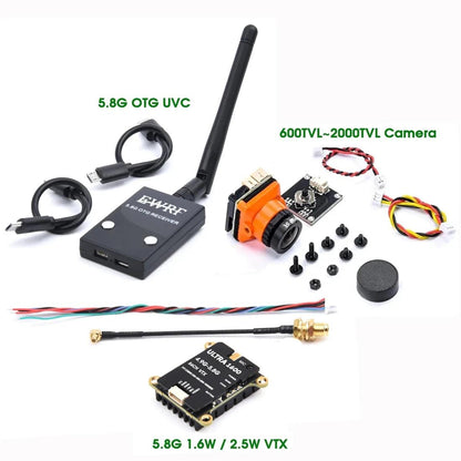 VTX2W5 5.8GHZ 1.6W / 2.5W 64CH FPV VTX Transmitter & 1500TVL / 1800TVL / 2000TVL Camera Receiver UVC for FPV RC Camera Drone - petguardiansupplies