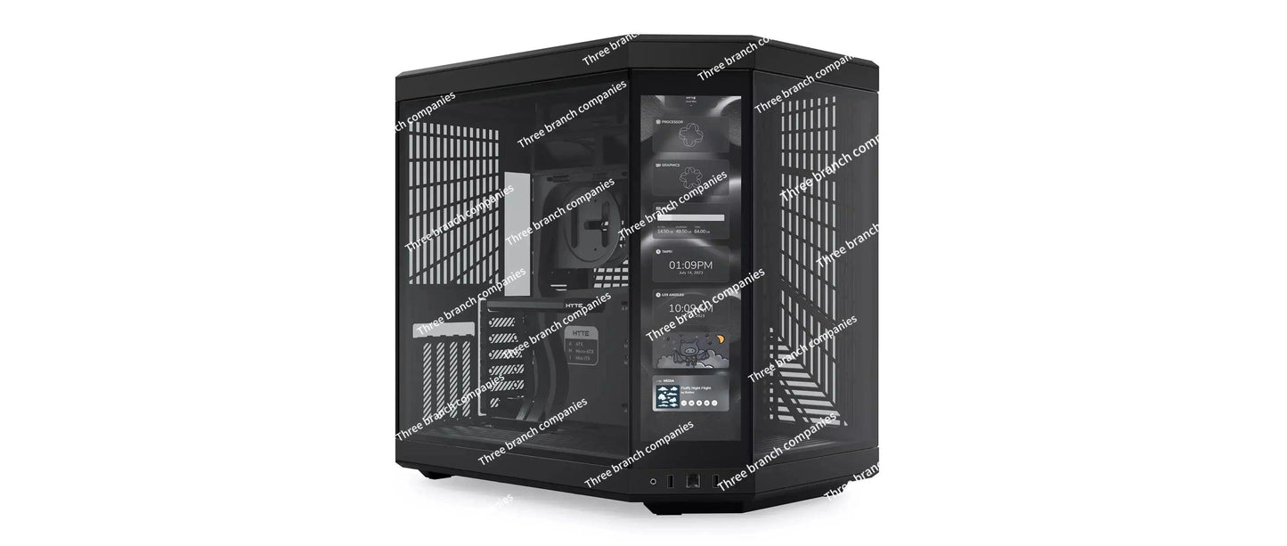 New HYTE Y70 Touch Dual Chamber ATX Mid Tower Modern Aesthetic Case with Integrated 4K LCD Touchscreen - petguardiansupplies