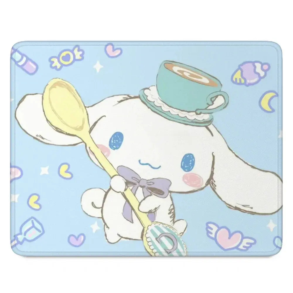 Small Anime Mouse Pad Gamer Cinnamoroll Gaming Laptop Cute Sanrio Mausepad Wireless Mouse for Computer Offices Accessories Mats - petguardiansupplies