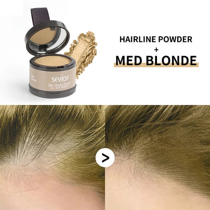 Water Proof hair line powder in hair color Edge control Hair Line Shadow Makeup Hair Concealer Root Cover Up Unisex Instantly - petguardiansupplies