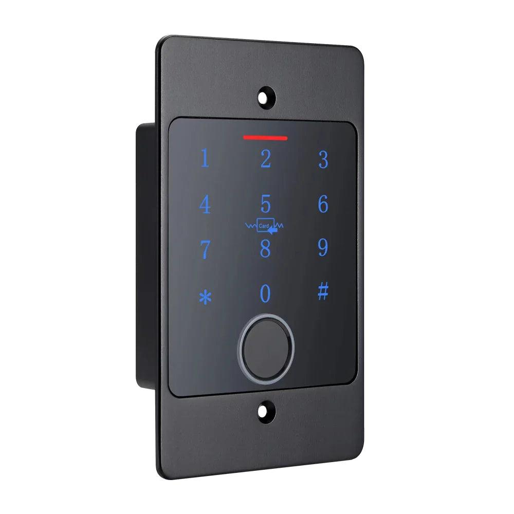 Tuya Wifi Standalone Fingerprint Access Control Keypad Metal Waterproof Backlight Embedded installation Door Relay Opener Reader - petguardiansupplies