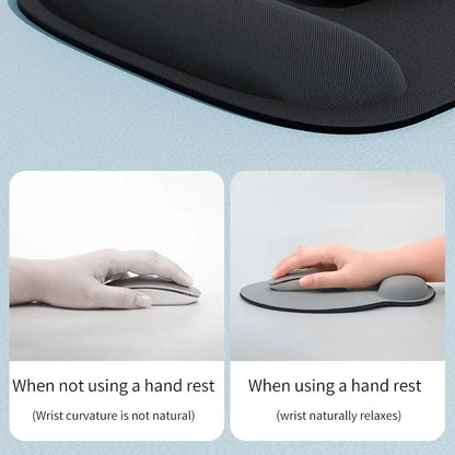 Coolcirc Computer Game Mouse Pad Large Thickened Eva Ergonomic Mousepad Wrist Pad Non-Slip Mouse Mats For Office Accessories - petguardiansupplies