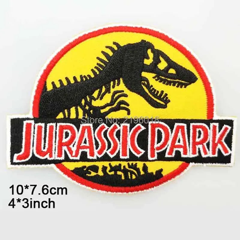 Dinosaur Jurassic Park Embroidered Iron On Clothes Patch For Clothing Stickers Garment Apparel Accessories - petguardiansupplies