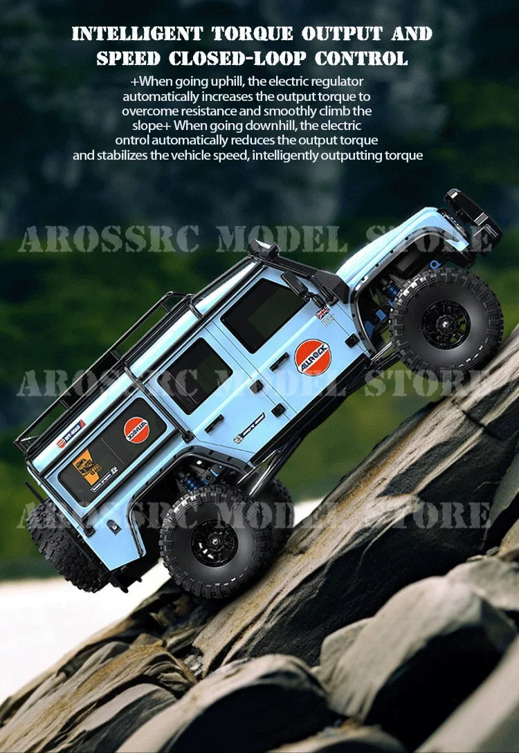 New MJX 1/8 FOC Sensory Brushless H8H Westward ALLLOCK The Defender Simulation Climbing Model RC Car 2S/3S - petguardiansupplies