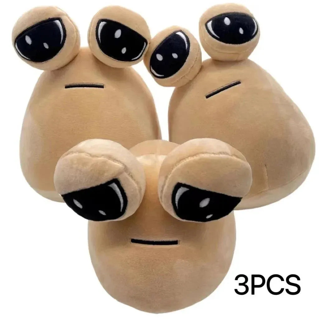 22cm Hot Game My Pet Alien Pou Plush Toy Furdiburb Emotion Alien Plushie Stuffed Animal Pou Doll - petguardiansupplies