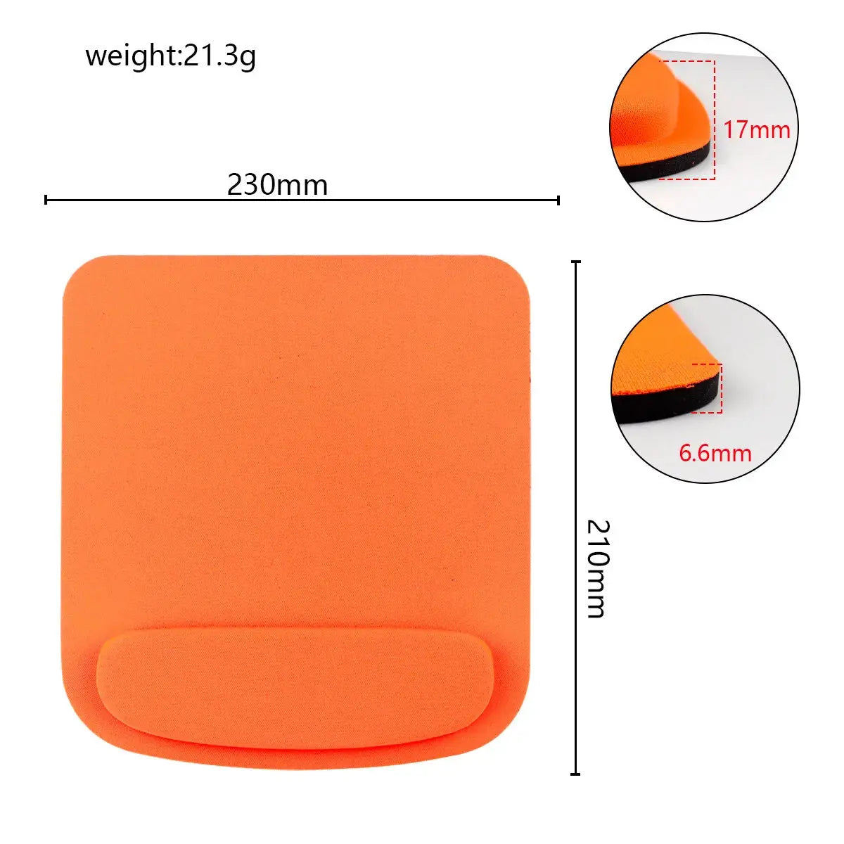 Computer Game Mouse Pad Environmental Eva Ergonomic Mousepad Wrist Pad Solid Color Comfortable Mouse Mats For Office Accessories - petguardiansupplies