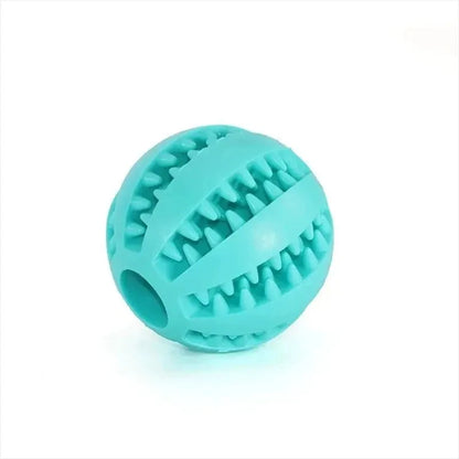 Natural Rubber Pet Dog Toys Dog Chew Toys Tooth Cleaning Treat Ball Extra-tough Interactive Elasticity Ball5cm for Pet Products - petguardiansupplies